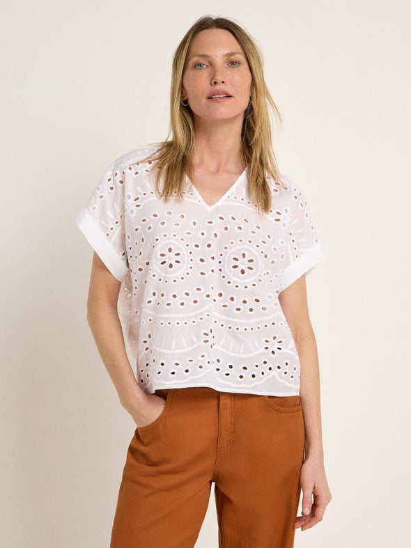 Blusenshirt mit Stickerei Lanius