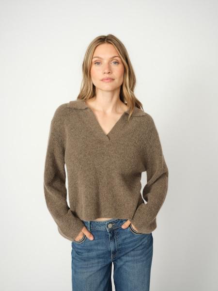 MMThora Aidy Polo Knit Mos Mosh